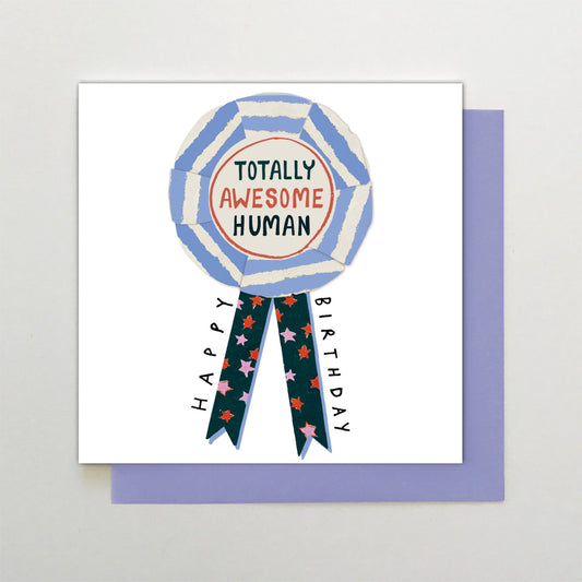 HA043-Stop The Clock-Card- Happy Birthday Totally Awesome Human-Card-Happy Days