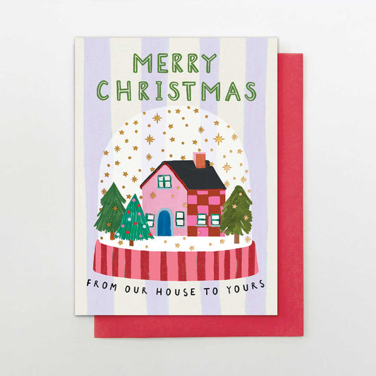 IC022-Stop The Clock-From Our House To Yours-Xmas Card-It'S Christmas