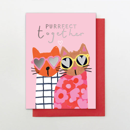 IN018-Stop The Clock-Purrfect Together Cats-Card-So Into You