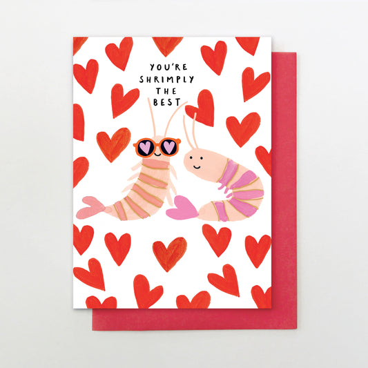 LY006-Stop The Clock-Card - Shrimply The Best-Card-Loving You