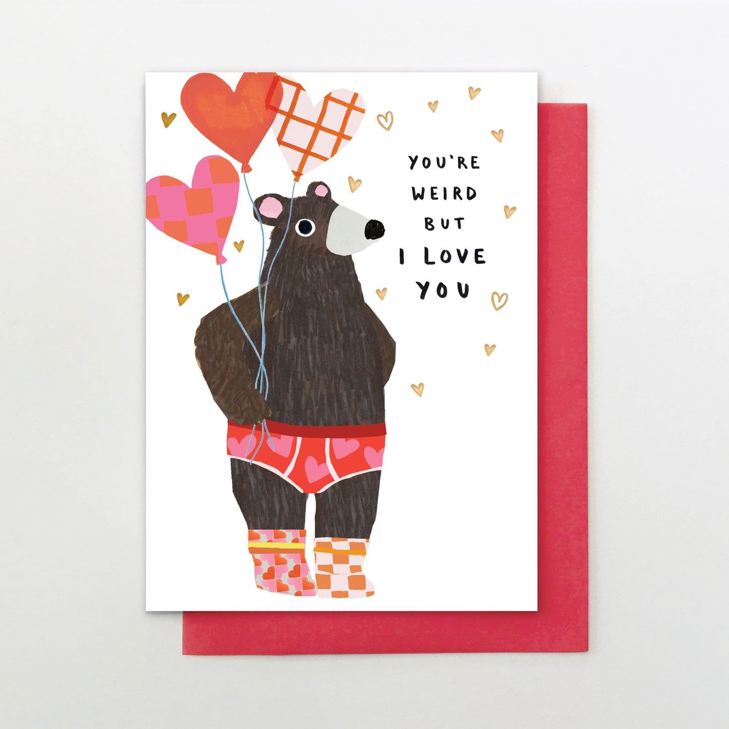 LY012-Stop The Clock-Card - Weird But I Love You-Card-Loving You