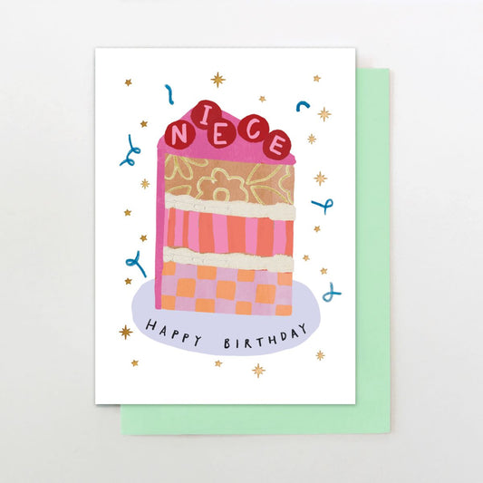 M046-Stop The Clock-Niece Cake-Card-Moments
