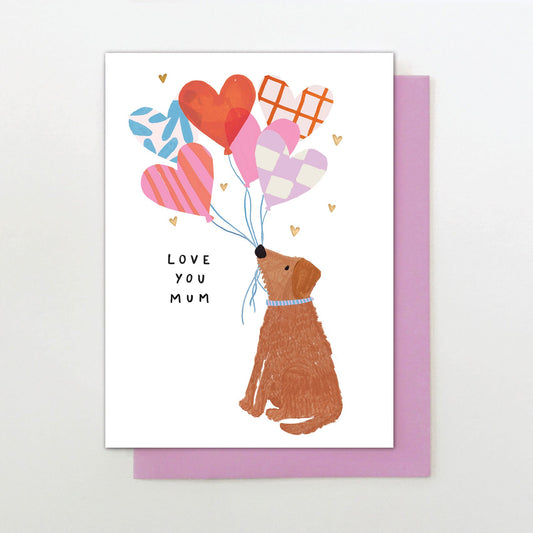 MF005-Stop The Clock-Card - Dog Love You Mum-Card-Moments For Mum