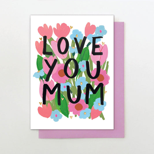 MF008-Stop The Clock-Card - Love You Mum Text-Card-Moments For Mum