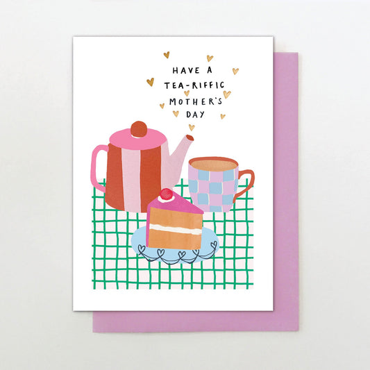 MF011-Stop The Clock-Card - Ter-Riffic Mother'S Day-Card-Moments For Mum