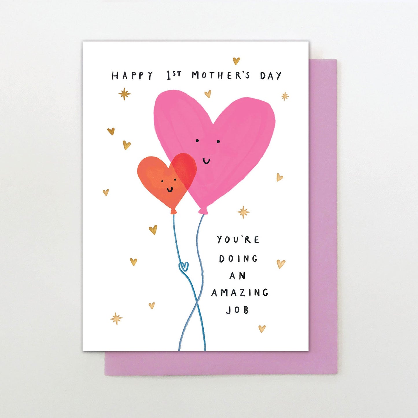 MF021-Stop The Clock-Card - Happy 1St Mother'S Day-Card-Moments For Mum