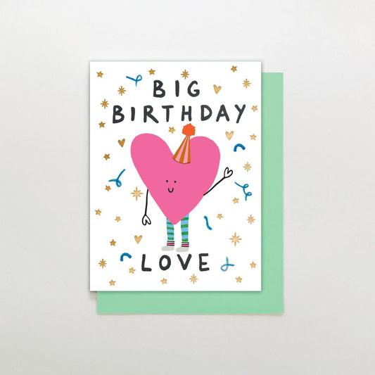 MINI001-Stop The Clock-Card - Big Birthday Love-Card-Mini Moments