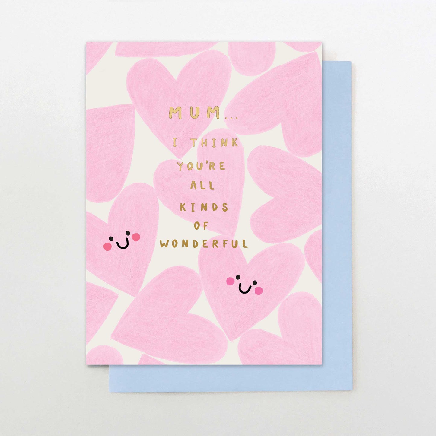 POS012-Stop The Clock-Mum... All Kinds Of Wonderful-Card-Posy