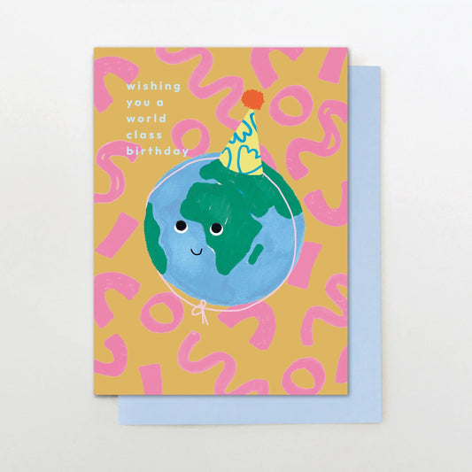 PY008-Stop The Clock-Happy World Birthday-Card-Party Pants