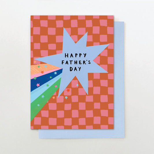 RD001-Stop The Clock-Happy Father'S Day Starburst-Card-Rad Dad