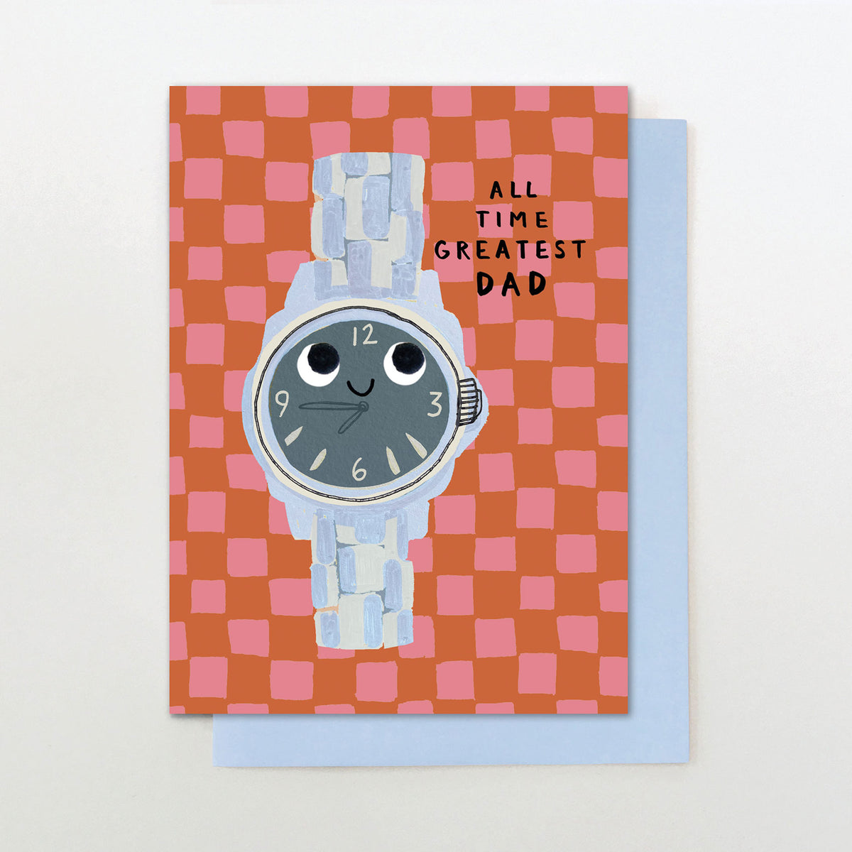 RD013-Stop The Clock-Watch All Time Greatest Dad-Card-Rad Dad