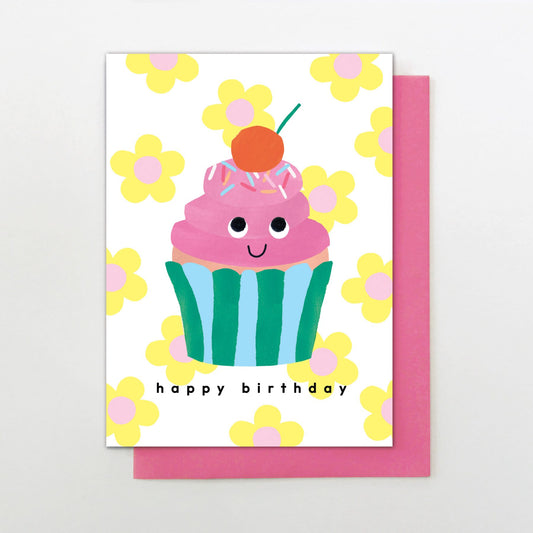 SMI015-Stop The Clock-Happy Cupcake-Card-Smilies