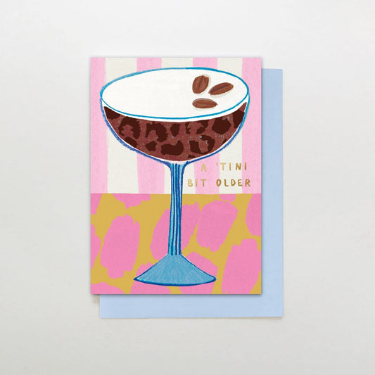 SR005-Stop The Clock-Card - A 'Tini Bit Older-Card-Sugar Stripes