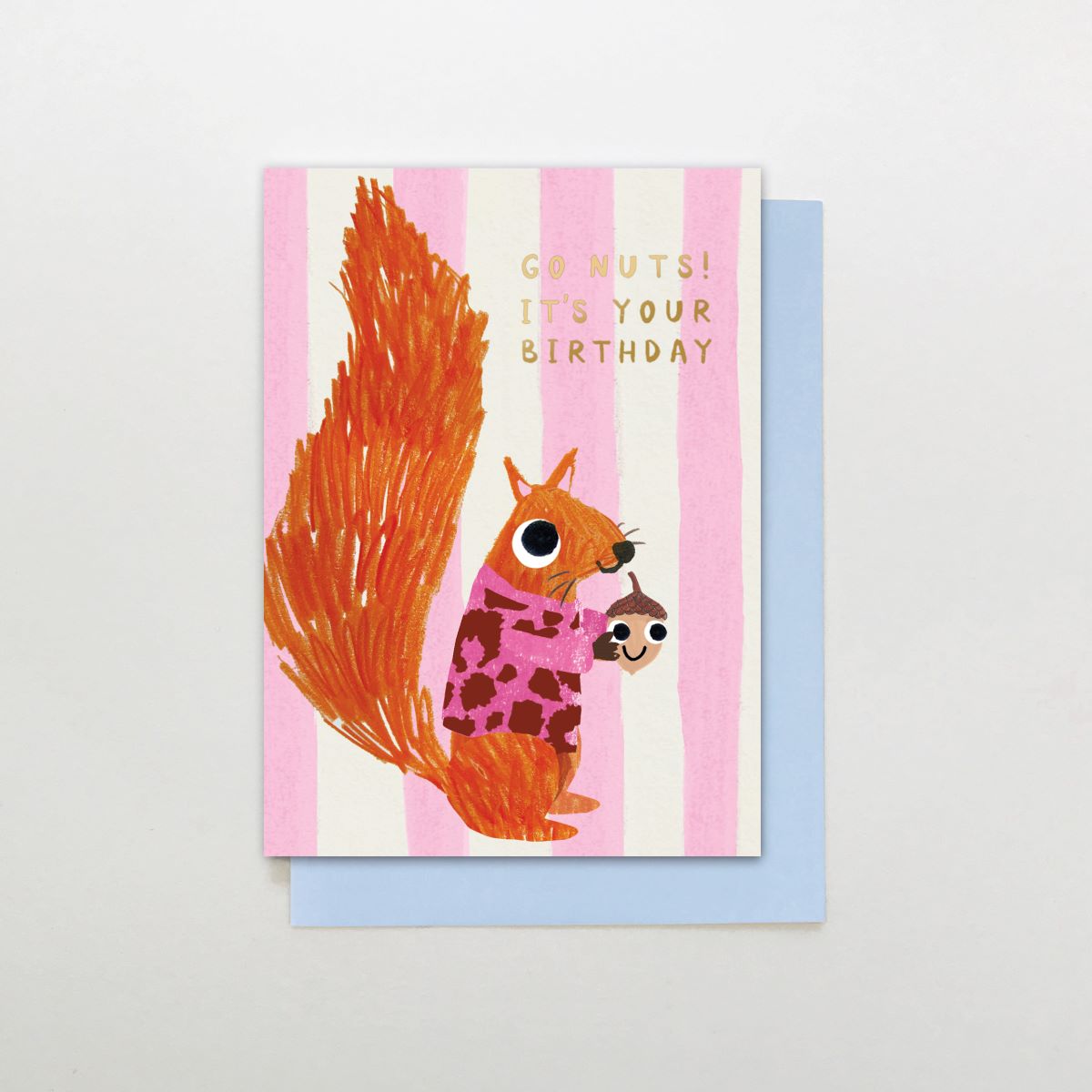 SR009-Stop The Clock-Card- Go Nuts!-Card-Sugar Stripes