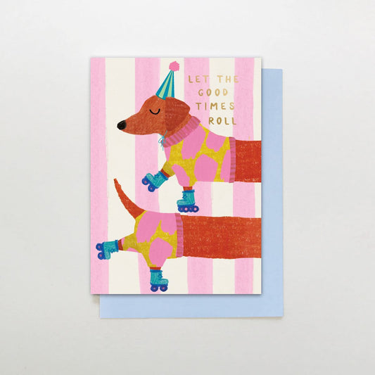 SR010-Stop The Clock-Card - Let The Good Times Roll-Card-Sugar Stripes