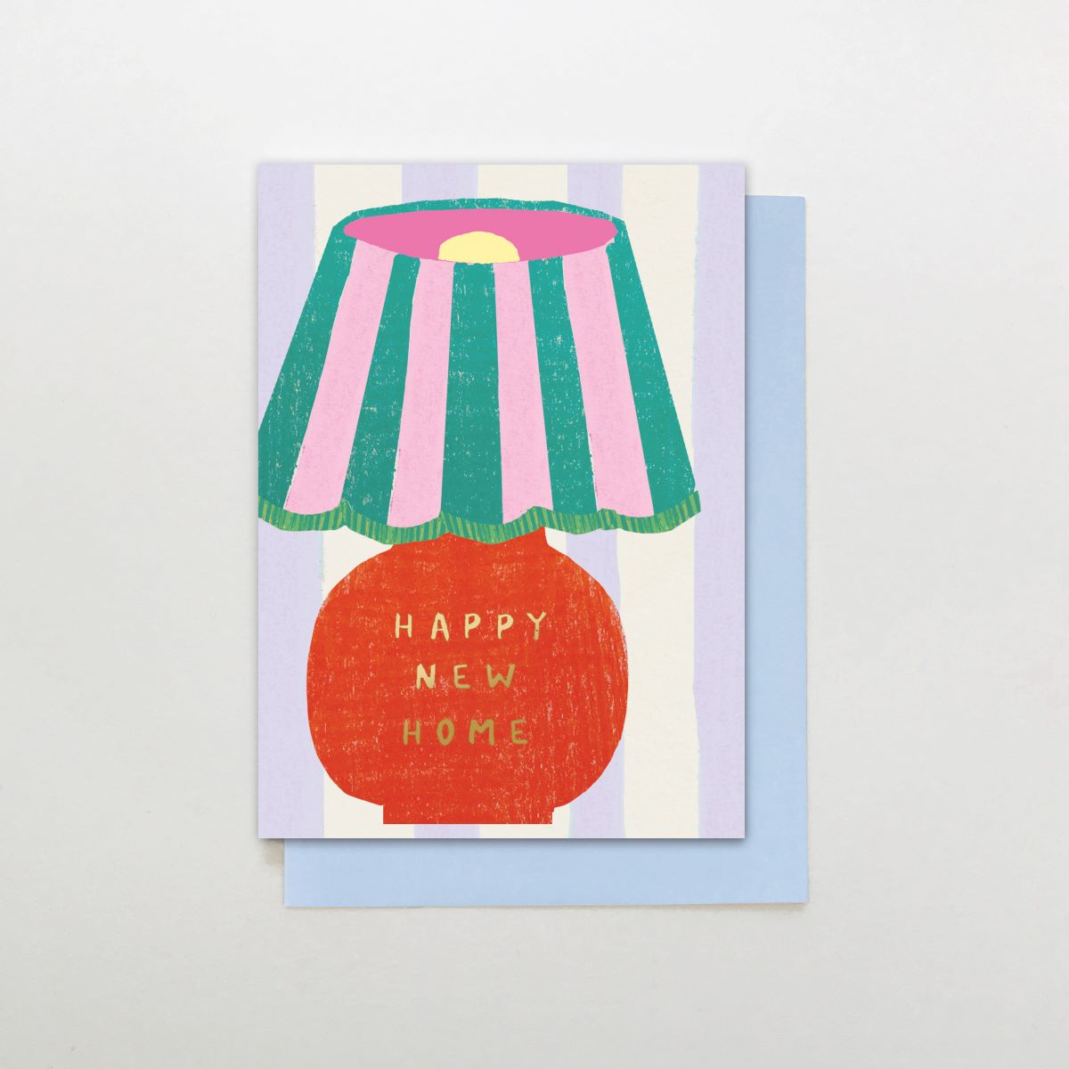SR014-Stop The Clock-Card- Happy New Home Lamp-Card-Sugar Stripes