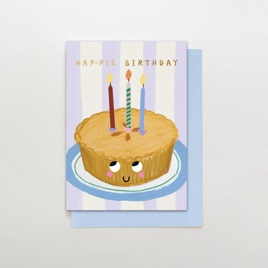 SR039-Stop The Clock-Hap-Pie Birthday-Card-Sugar Stripe