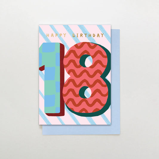 SR082-Stop The Clock-18 Hb Male-Card-Sugar Stripe