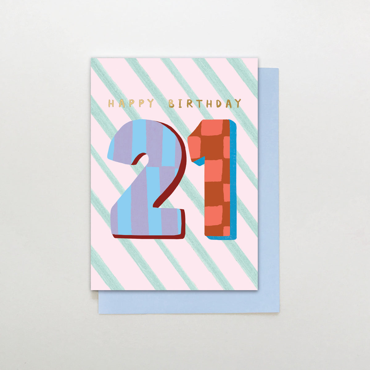 SR083-Stop The Clock-21 Hb Male-Card-Sugar Stripe