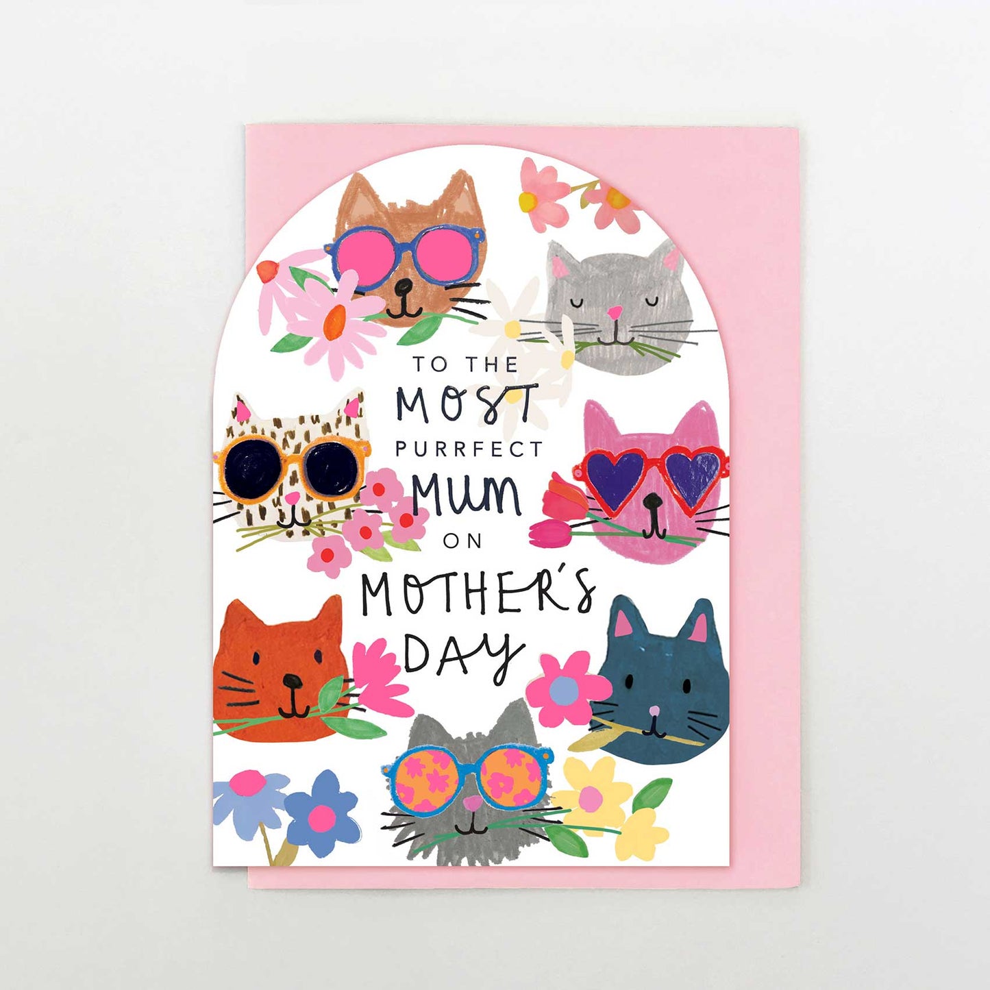 WF003-Stop The Clock-Card - Purrfect Mum-Card-Wild Flower