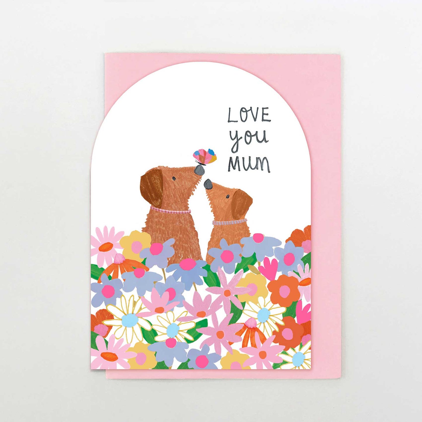 WF007-Stop The Clock-Card - Love You Mum Dogs-Card-Wild Flower