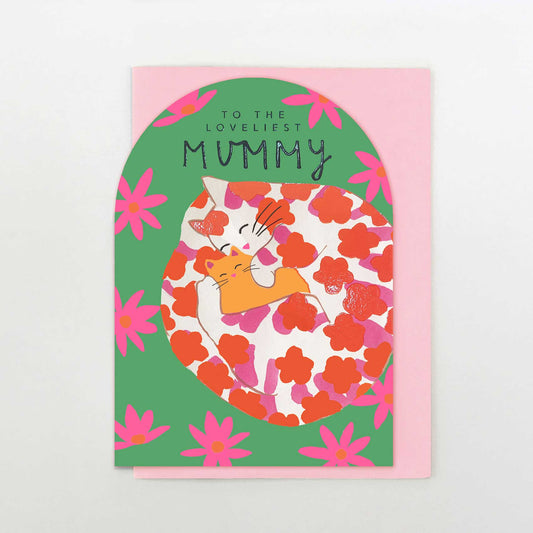 WF016-Stop The Clock-Card - Loveliest Mum Cats-Card-Wild Flower