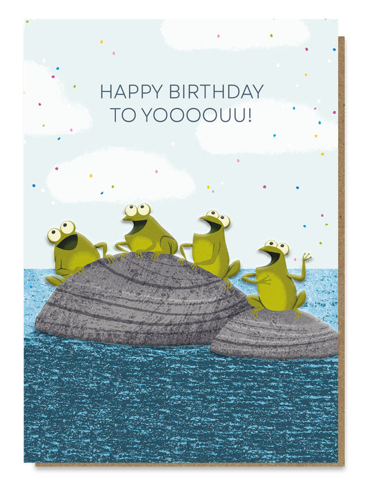 ANTICS006-Stormy Knight-Frog Chorus-Card-Animal Antics