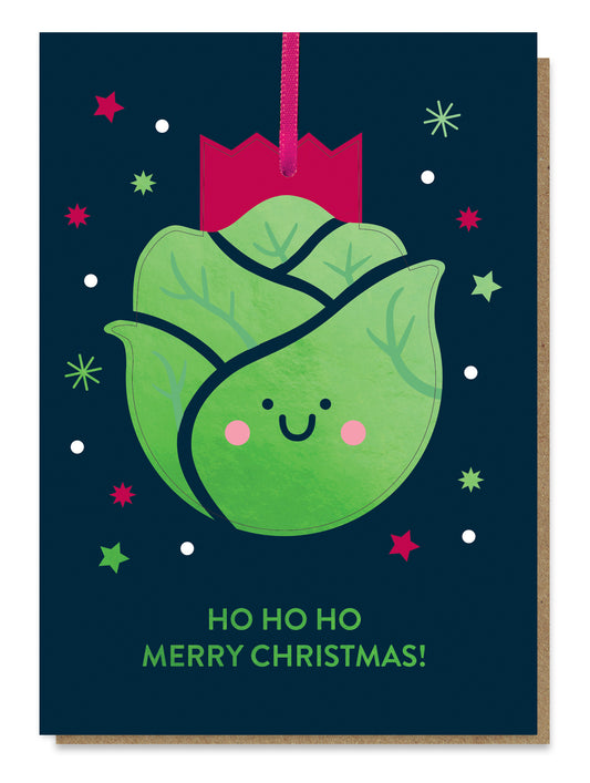 BAUB22C-Stormy Knight-Brussel Sprout-Xmas Card-
