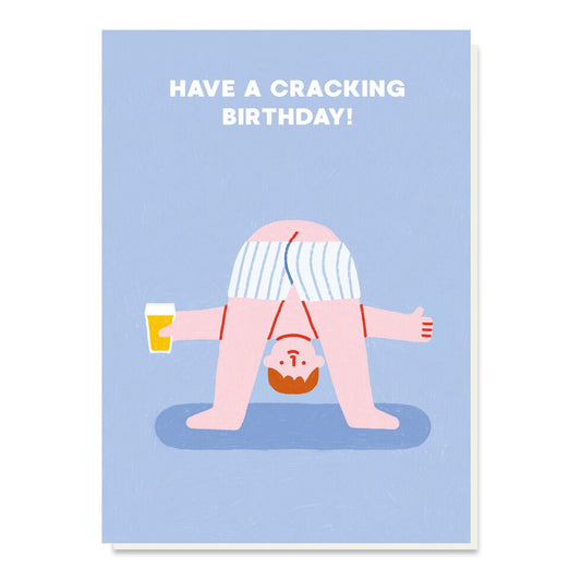 ELE025-Stormy Knight-Cracking Birthday-Card-Eleonora Arosio
