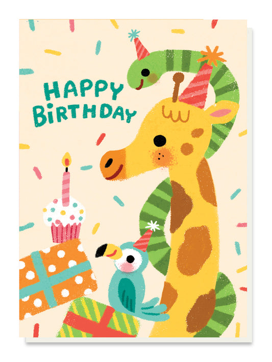 GRACE007-Stormy Knight-Party Animals-Card-