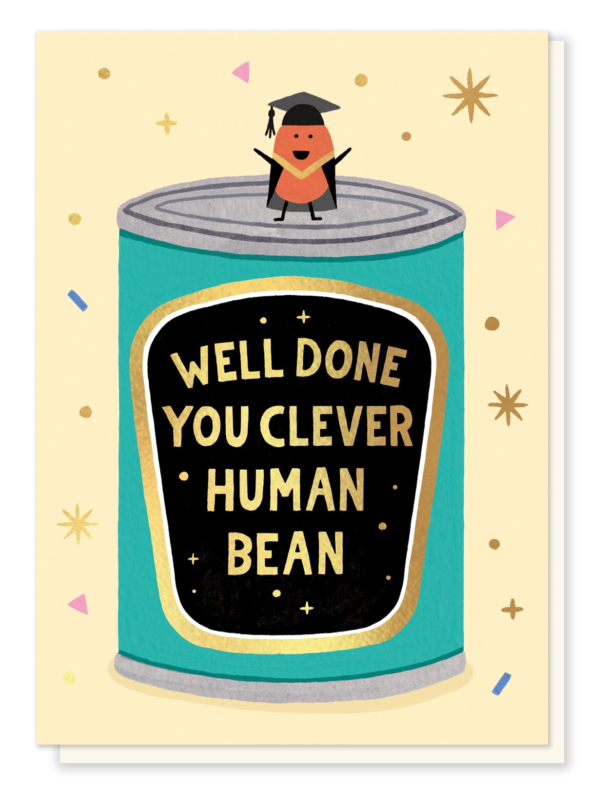 HOLLY039-Stormy Knight-Graduation Bean-Card-Holly