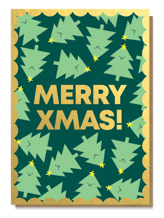 HURRAH010-Stormy Knight-Tiny Trees-Xmas Card-