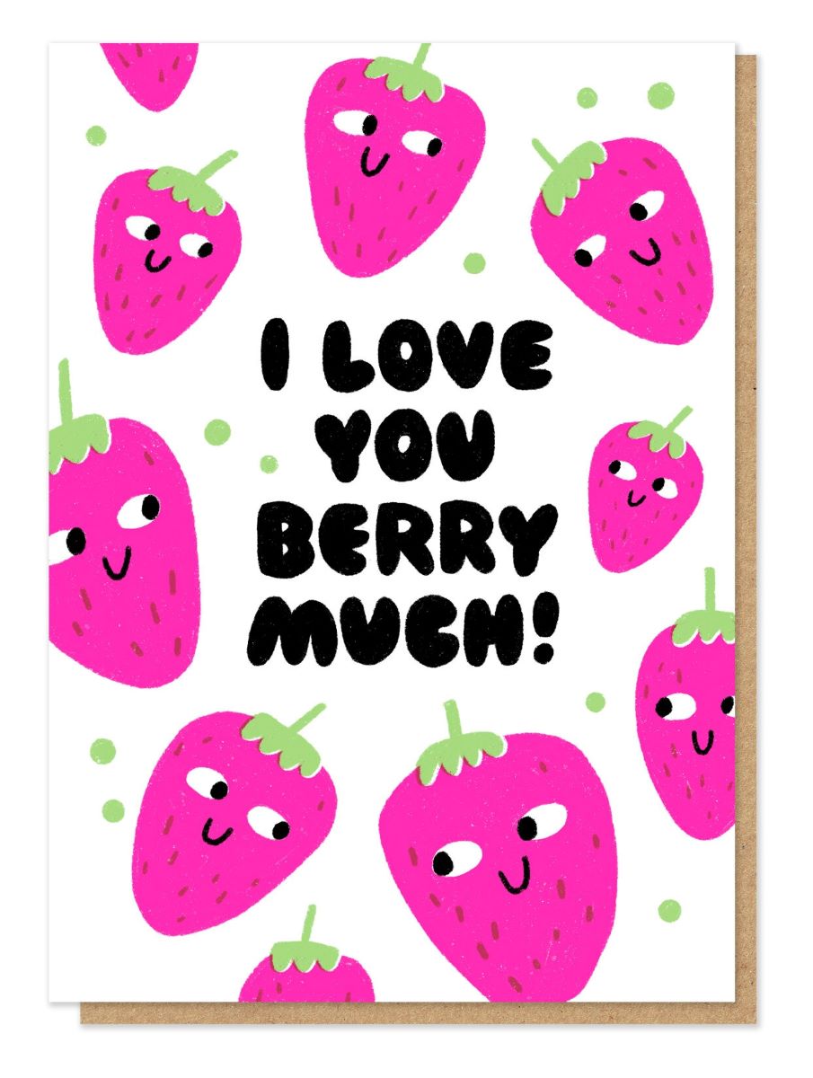 P&P036-Stormy Knight-Berry Much-Card-Pressed & Posted