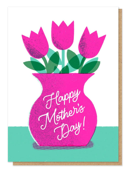 P&P050-Stormy Knight-Tulips-Card-Pressed & Posted