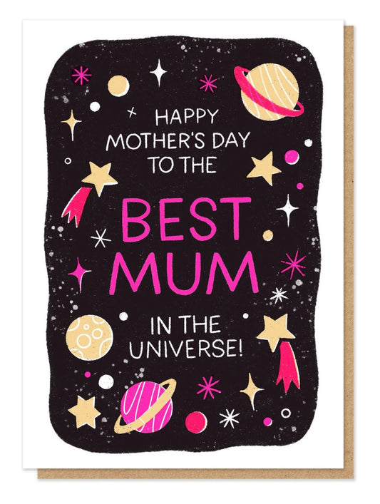 P&P053-Stormy Knight-Best Mum In The Universe-Card-Pressed & Posted