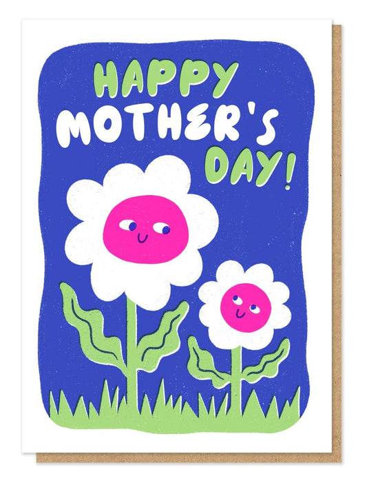 P&P055-Stormy Knight-Groovy Flowers-Card-Pressed & Posted
