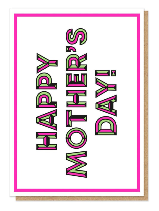 P&P056-Stormy Knight-Mother'S Day Geometric-Card-Pressed & Posted