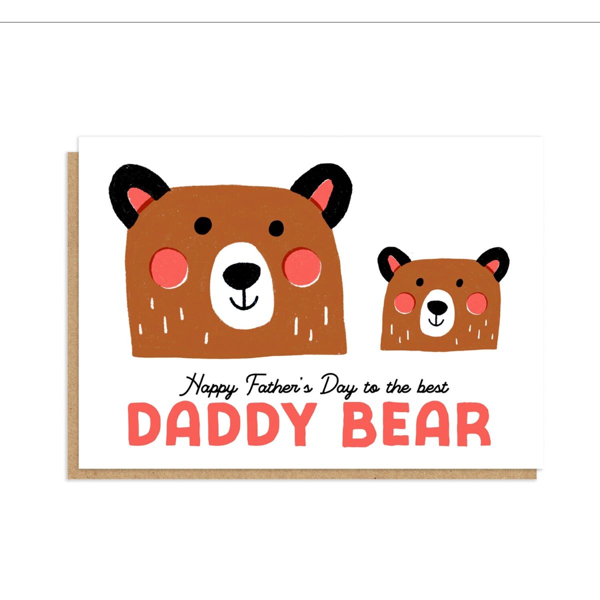 P&P064-Stormy Knight-Daddy Bear-Card-Pressed & Posted