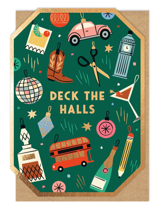 SHELBY011-Stormy Knight-Deck The Halls-Xmas Card-