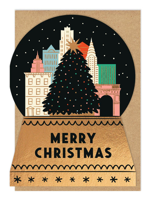 SHELBY014-Stormy Knight-Snow Globe-Xmas Card-