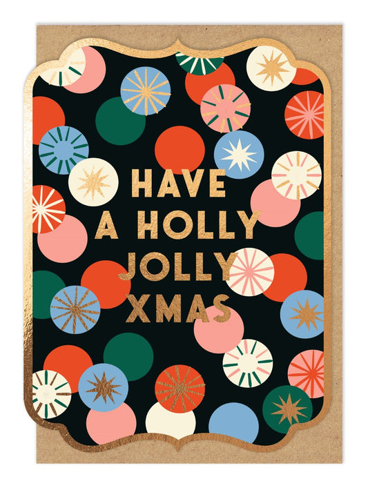 SHELBY016-Stormy Knight-Holly Jolly Xmas-Xmas Card-
