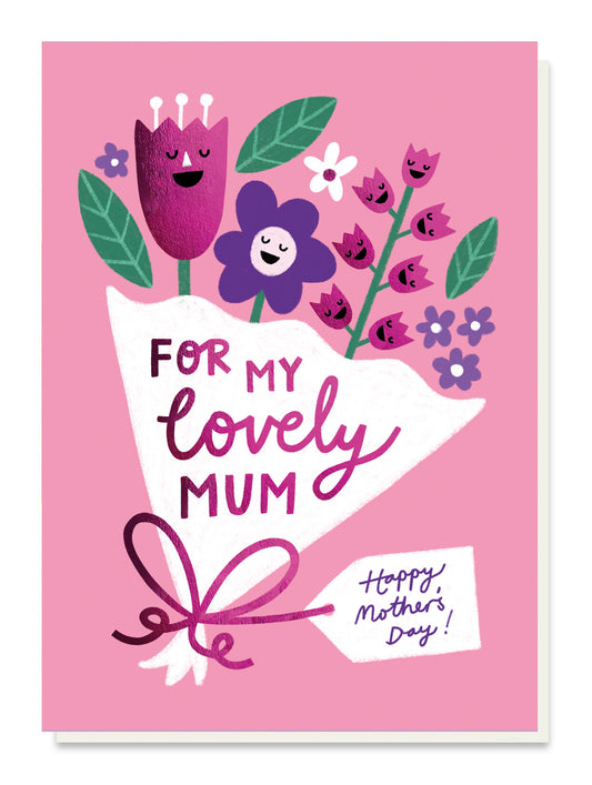 SHINY035-Stormy Knight-Pink Posies-Card-