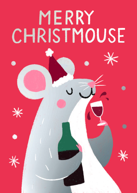 SHINY055-Stormy Knight-Merry Christmouse-Xmas Card-Shiny Things