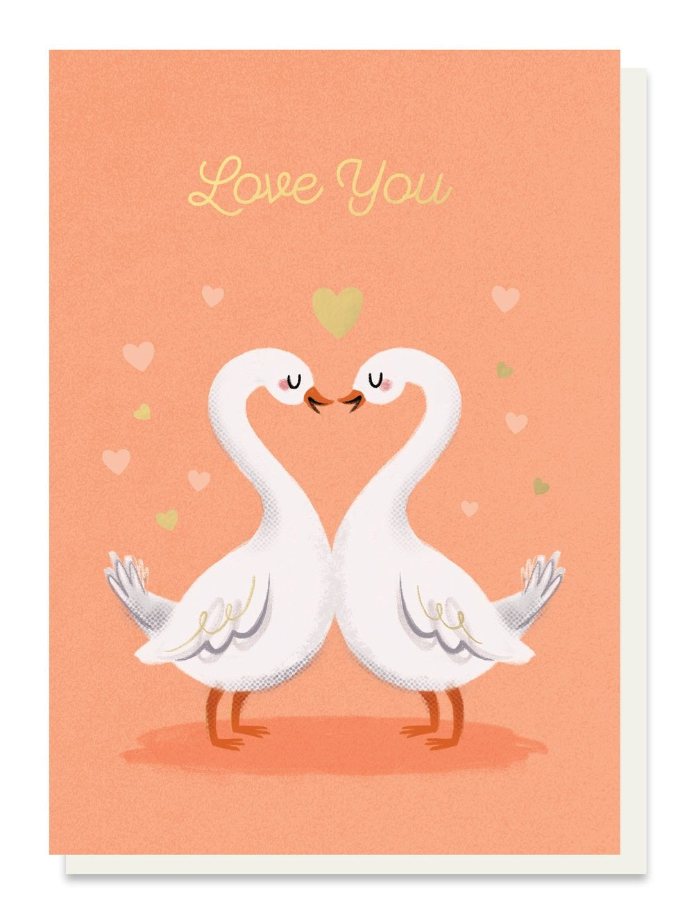 WILD007 - Stormy Knight - Love Swans - Card