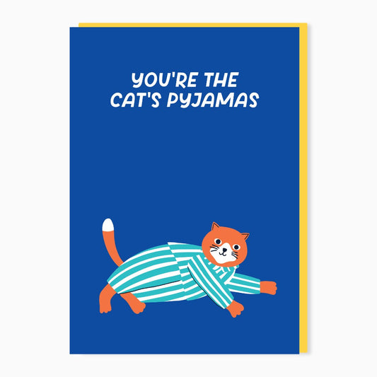 SW167-Stoats & Weasels-Pyjamas-Card-