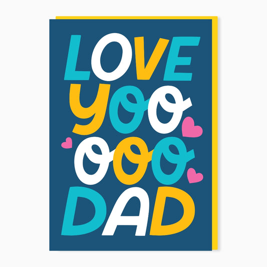 SW206-Stoats & Weasels-Dad Love-Card-