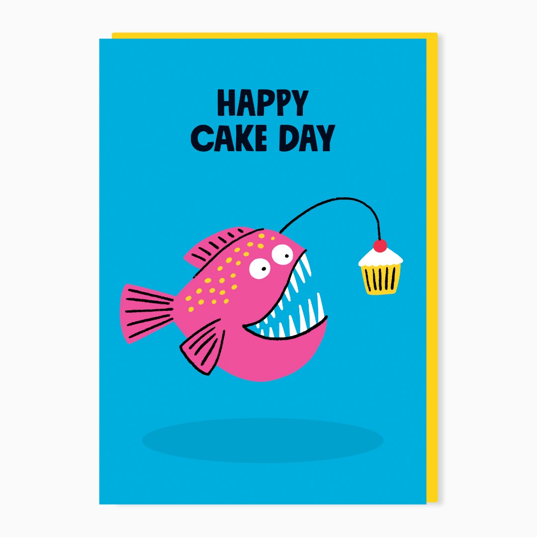 SW258-Stoats & Weasels-Happy Cake-Card-Critters