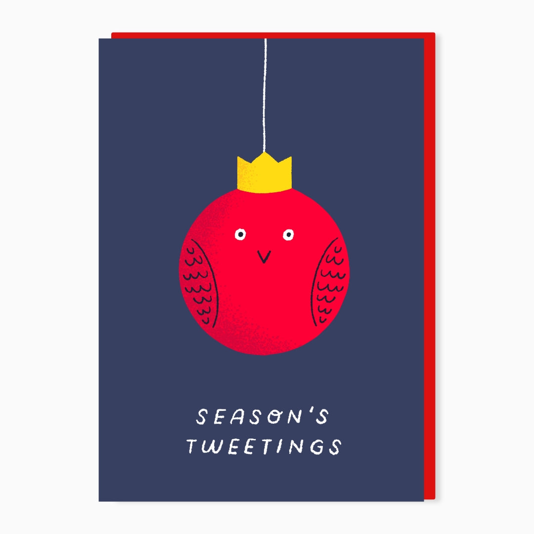 SW316-Stoats & Weasels-Tweetings-Xmas Card-