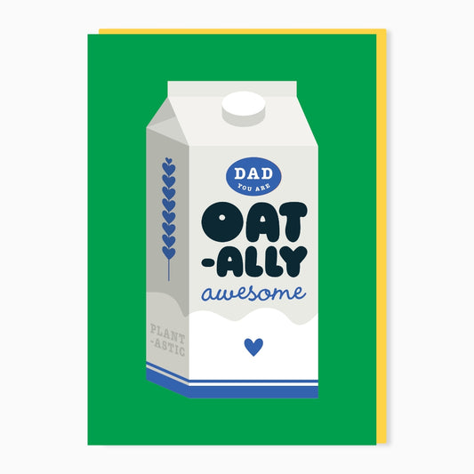 SW418-Stoats & Weasels-Oatally Dad-Card-