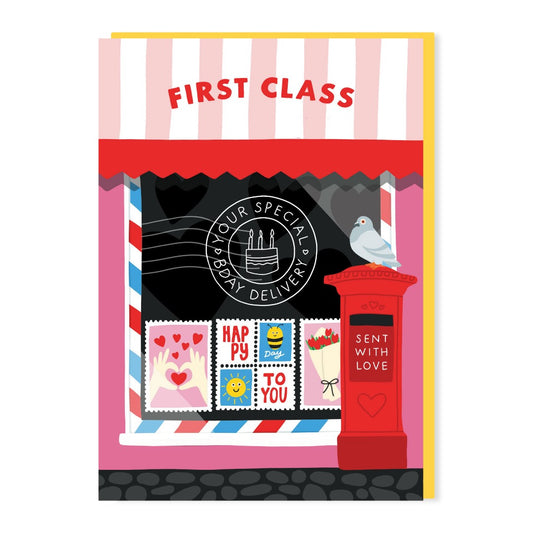 SW429-Stoats & Weasels-First Class-Card-